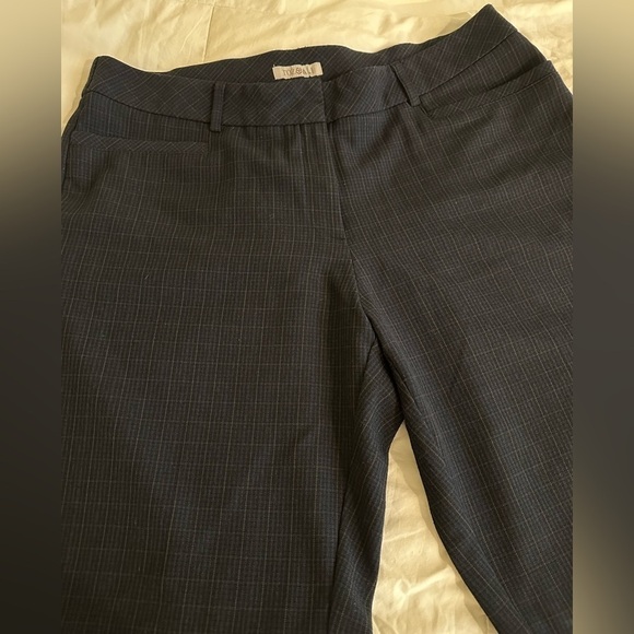 Dress slacks - black and blue plaid. - Picture 3 of 5